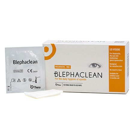 Thea Blephaclean Sterile Daily Eyelid Wipes For Blepharitis - 80 PACK