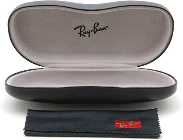 Ray-Ban black case (medium) with cloth