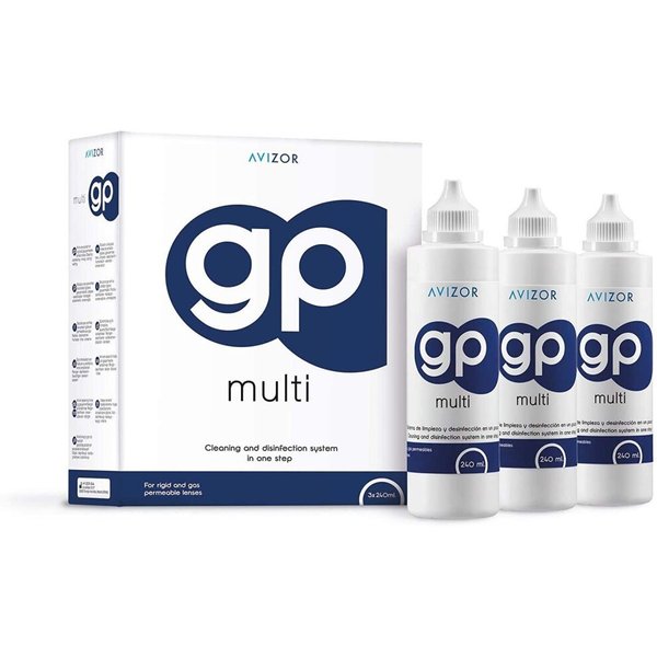Avizor GP Multi Contact Lens Solution - 6 MONTH PACK