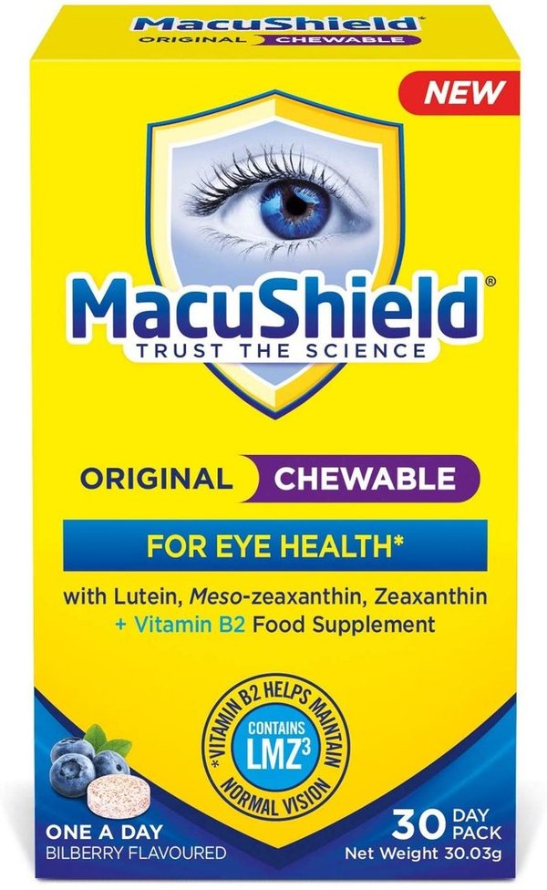 Macushield Chewable - 1 year supply (360 capsules)