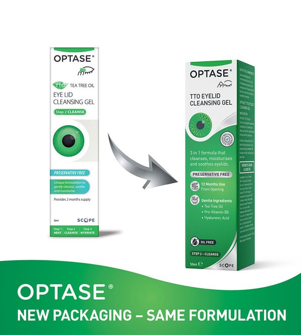 Optase TTO Eyelid Cleansing Gel - 50ml